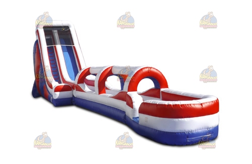 Patriotic 22 Water Slide and Slip